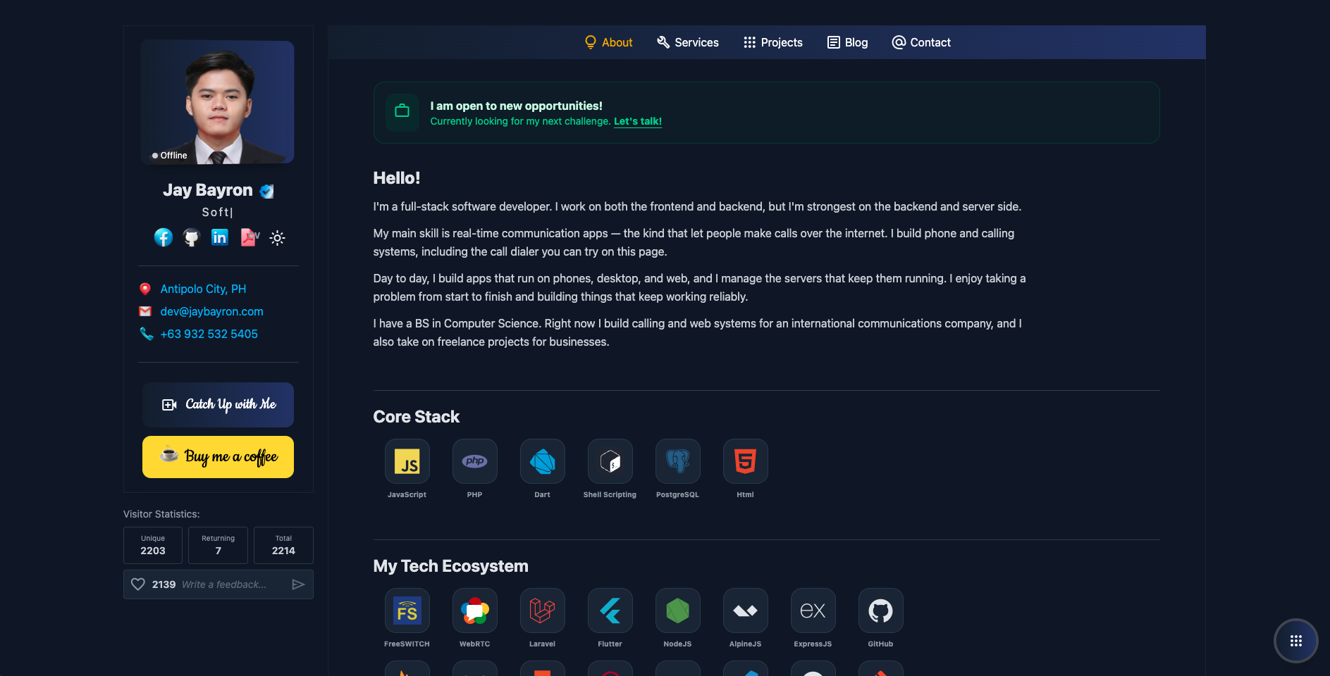 Portfolio Web App