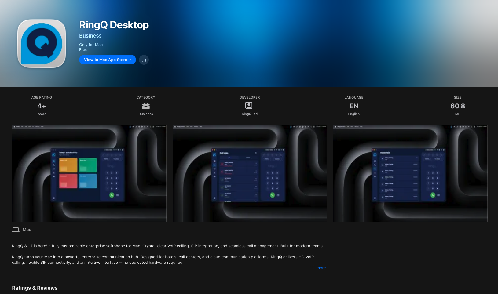 RingQ Desktop